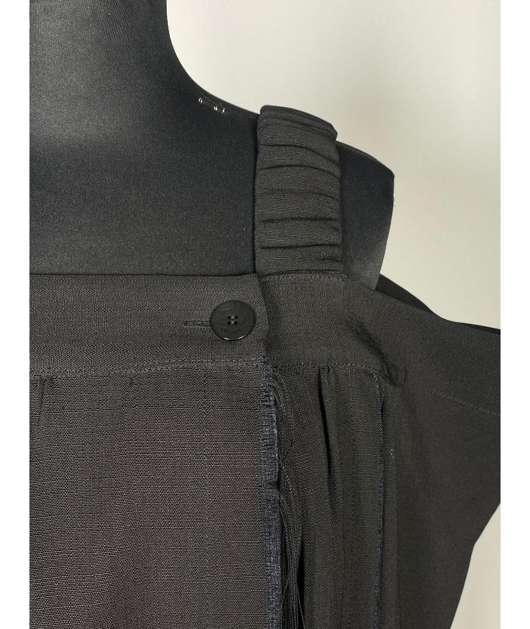 CELINE PRE-OWNED Черное хлопковое платье, фото 3