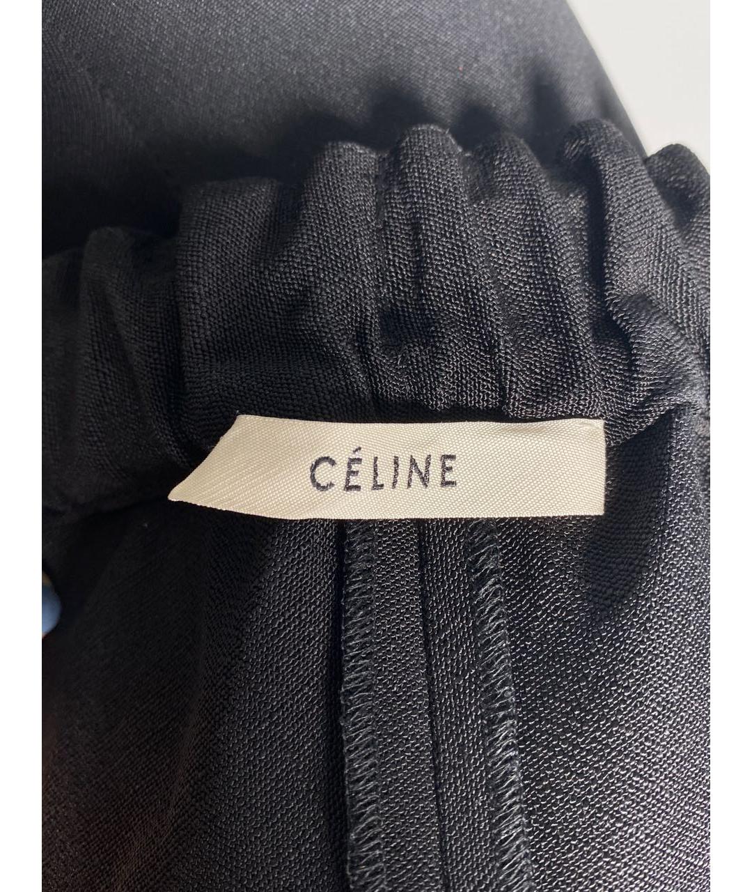 CELINE PRE-OWNED Черное хлопковое платье, фото 5