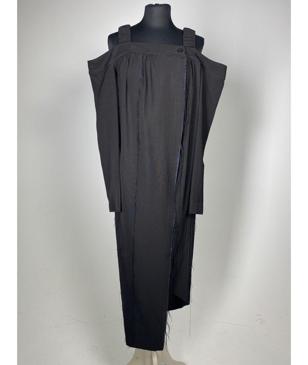 CELINE PRE-OWNED Черное хлопковое платье, фото 7