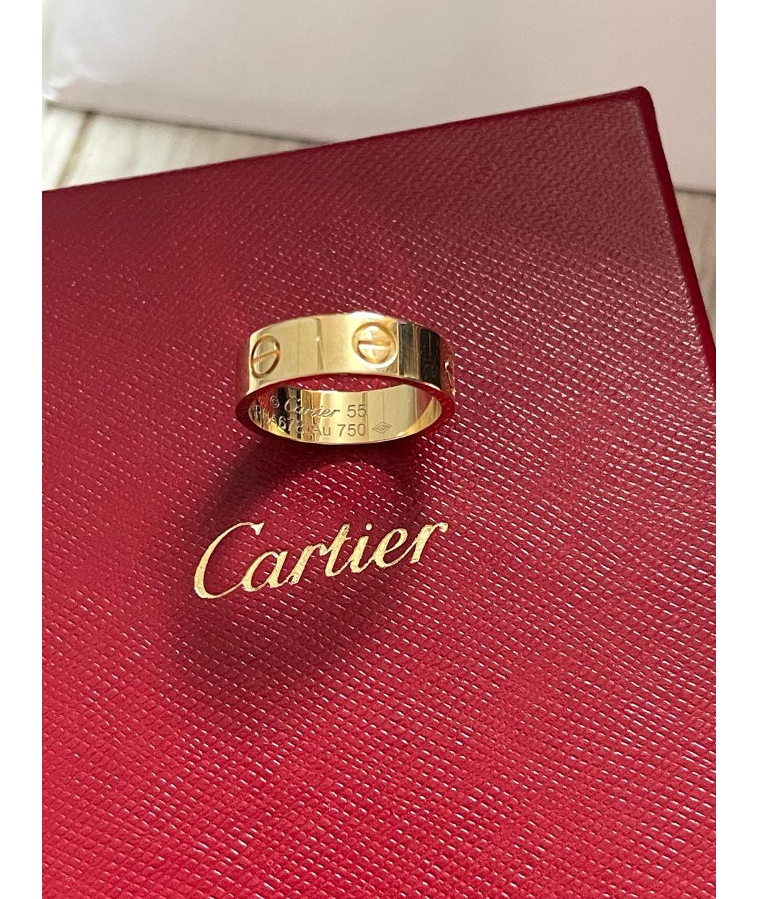 CARTIER Желтое кольцо из желтого золота, фото 2