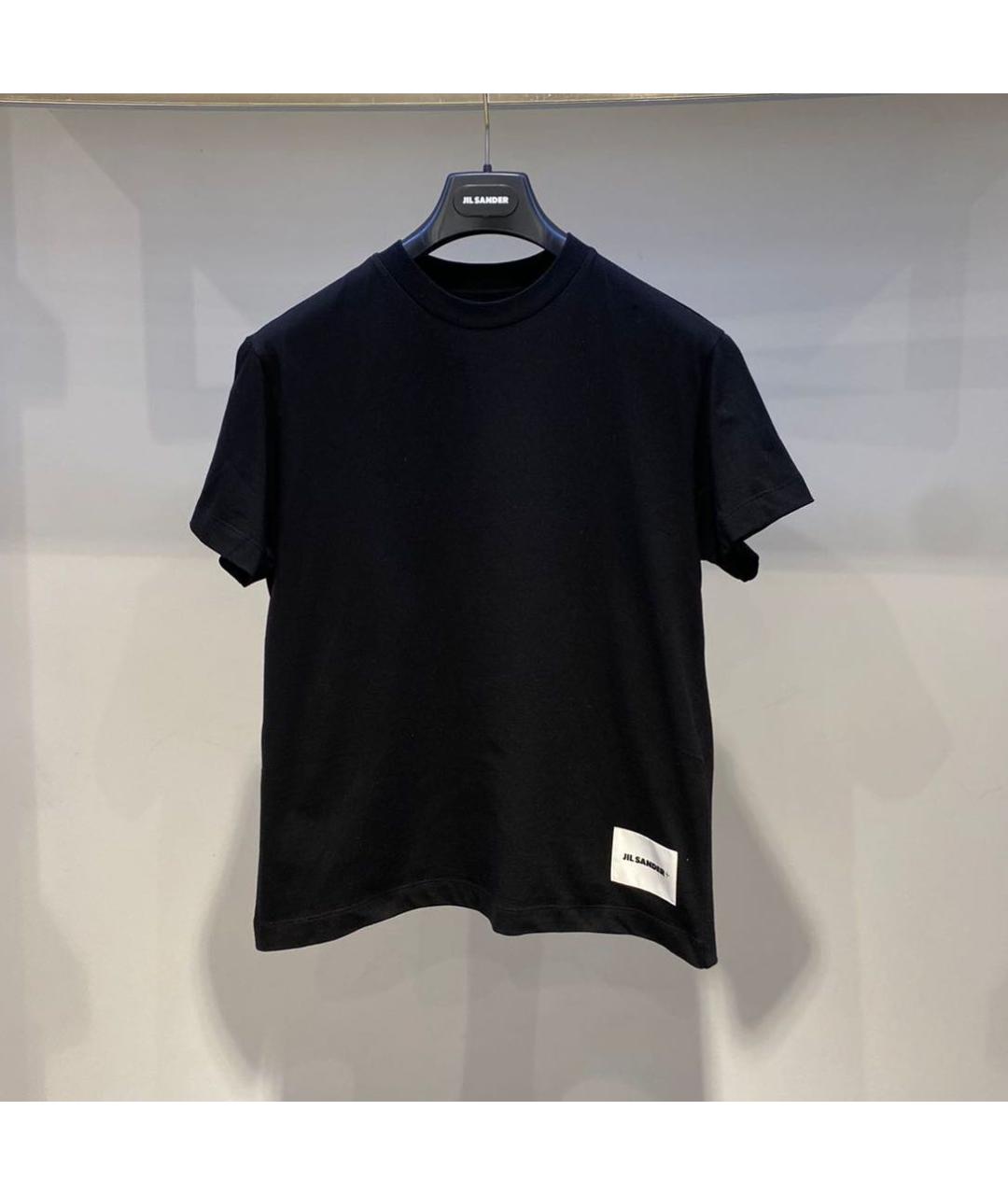 JIL SANDER Черная футболка, фото 2