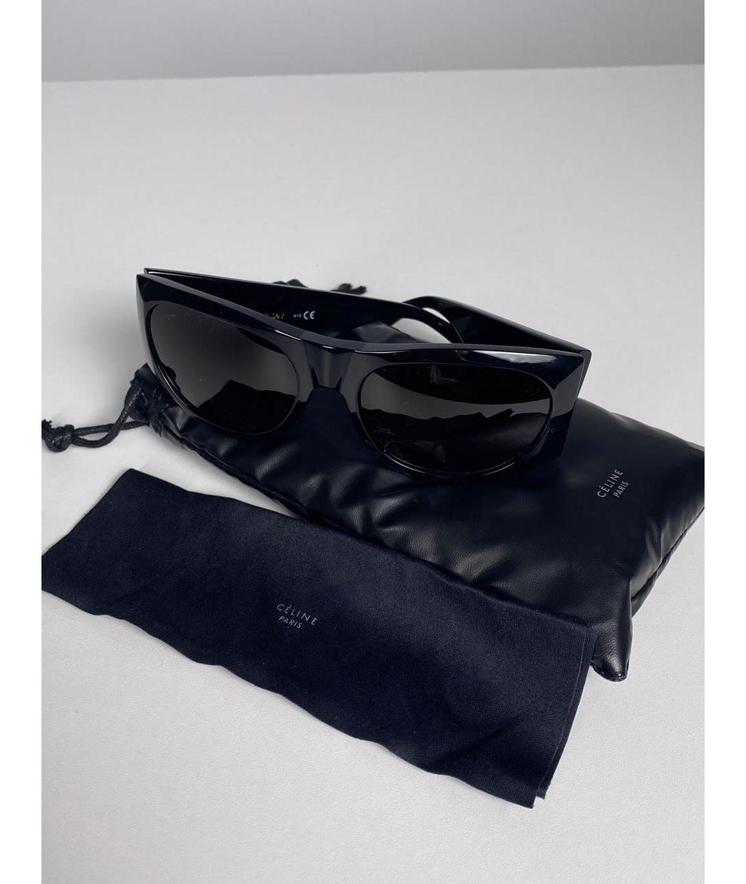 CELINE PRE-OWNED Черные солнцезащитные очки, фото 8