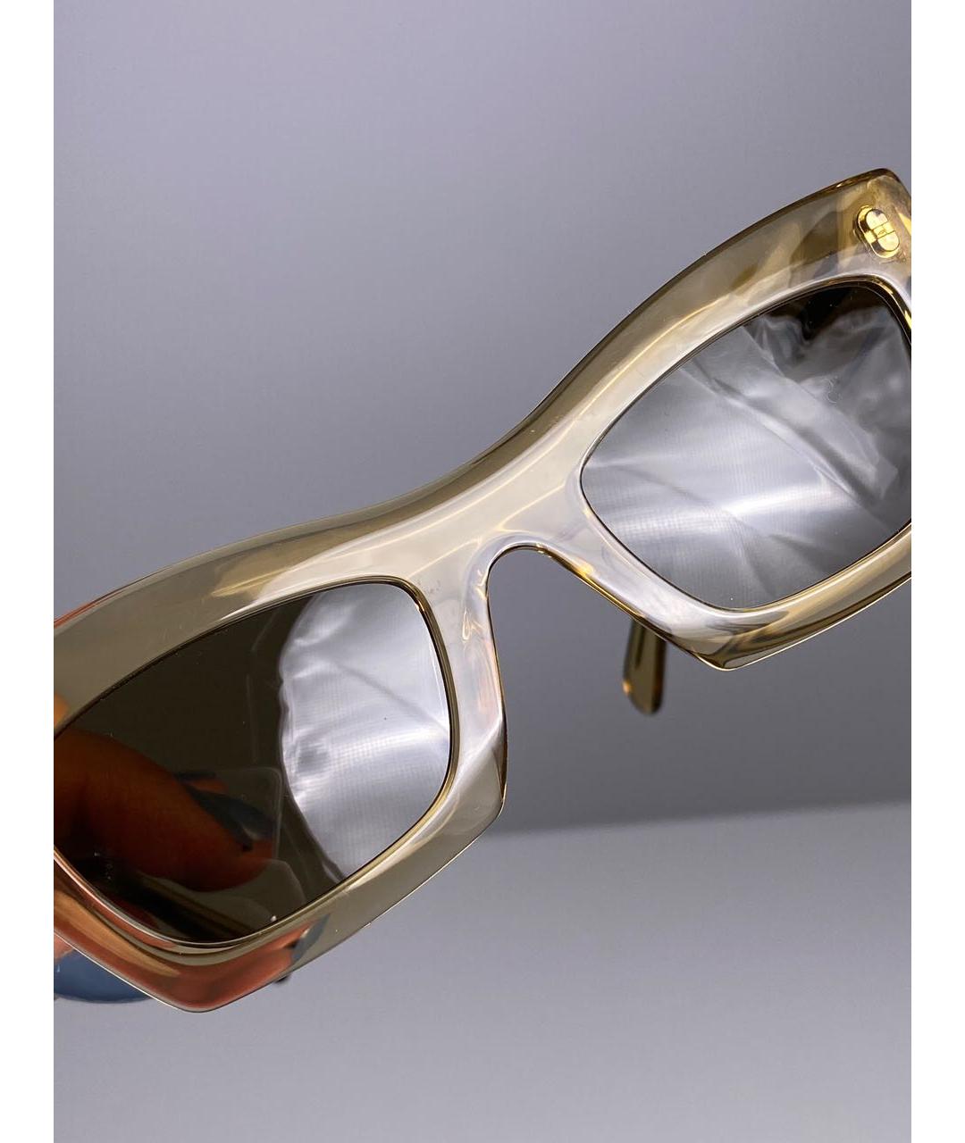 CELINE PRE-OWNED Оранжевое солнцезащитные очки, фото 7