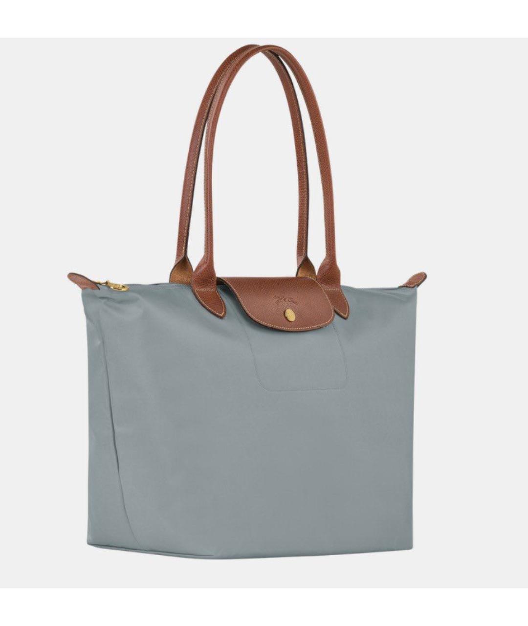 LONGCHAMP Серая сумка тоут, фото 2