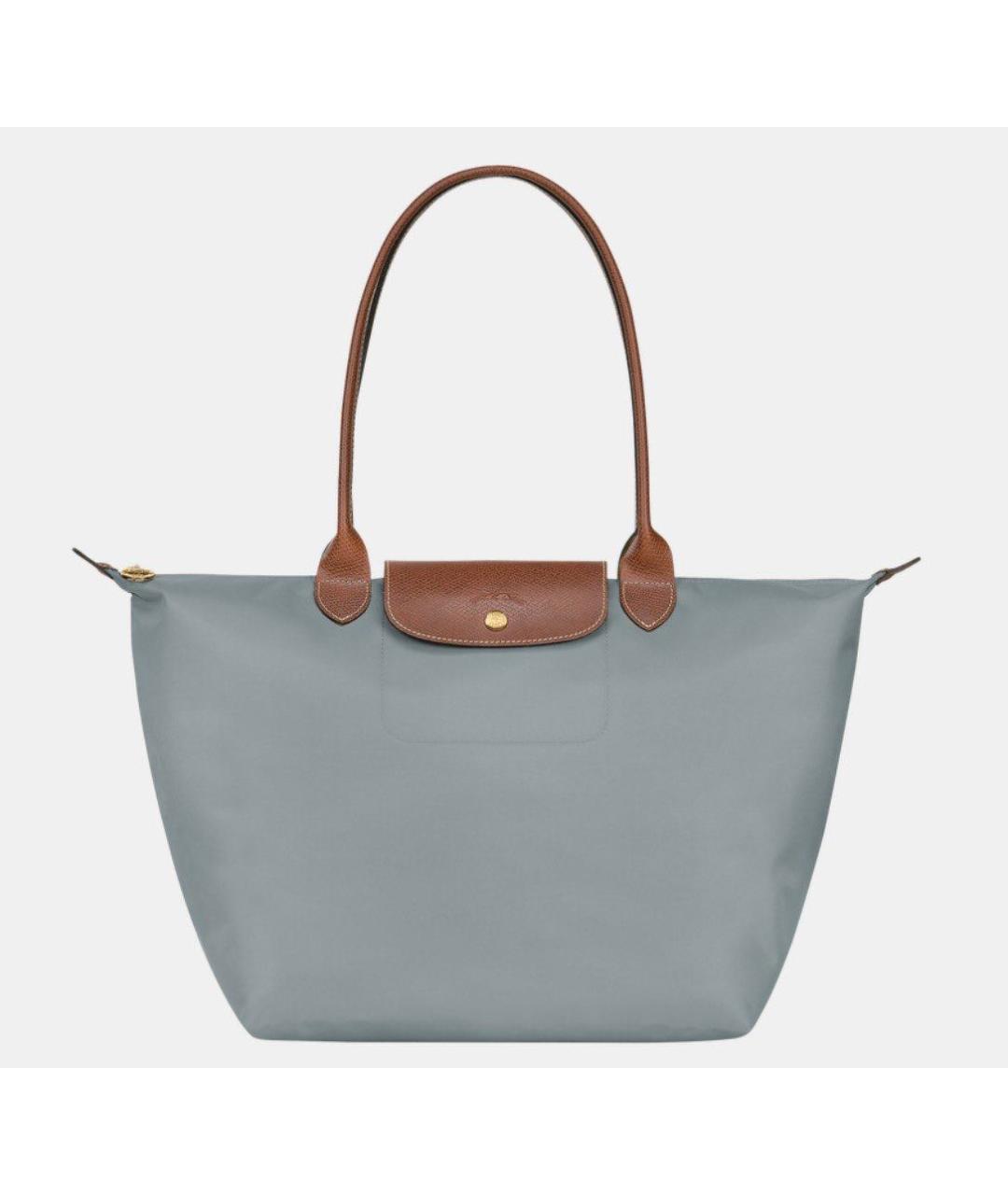 LONGCHAMP Серая сумка тоут, фото 1