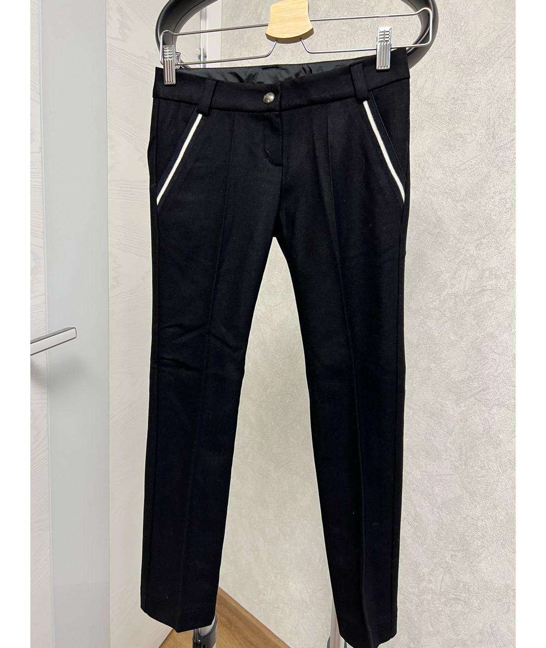 JUNIOR GAULTIER Черные шерстяные брюки и шорты, фото 9