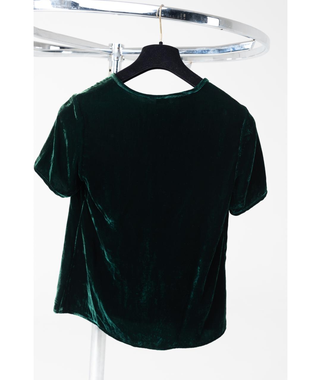 KITON Зеленая хлопковая блузы, фото 2