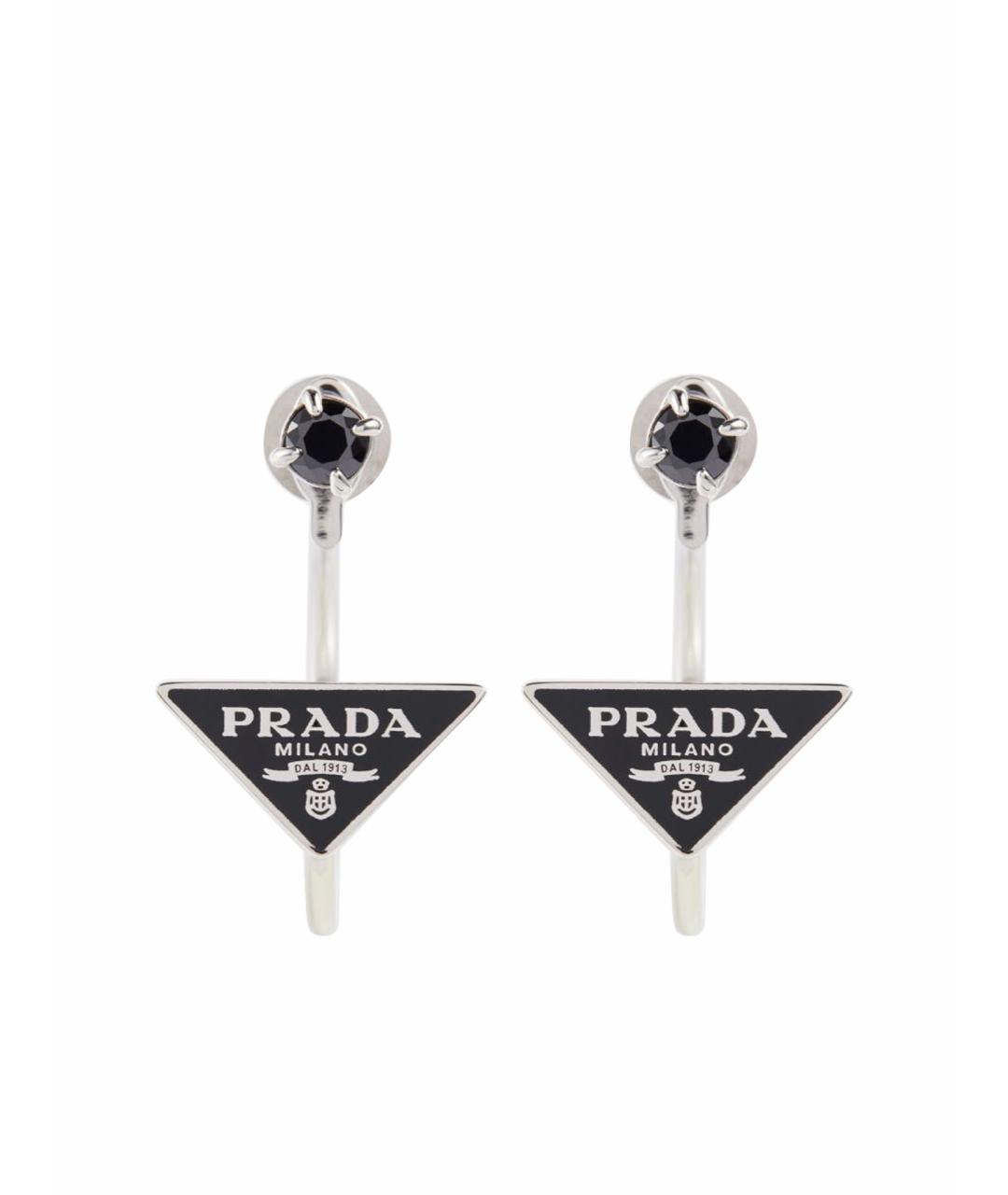 PRADA Серебряные серебряные серьги, фото 1