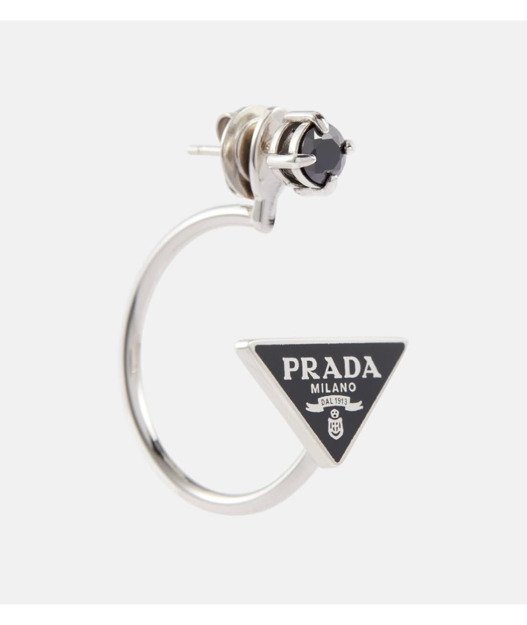 PRADA Серебряные серебряные серьги, фото 2