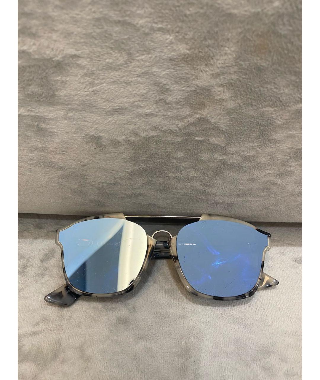 CHRISTIAN DIOR PRE-OWNED Голубые пластиковые солнцезащитные очки, фото 5