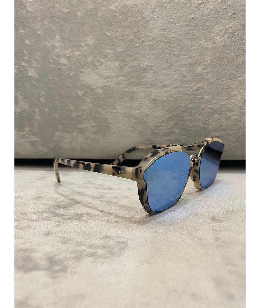 CHRISTIAN DIOR PRE-OWNED Голубые пластиковые солнцезащитные очки, фото 2