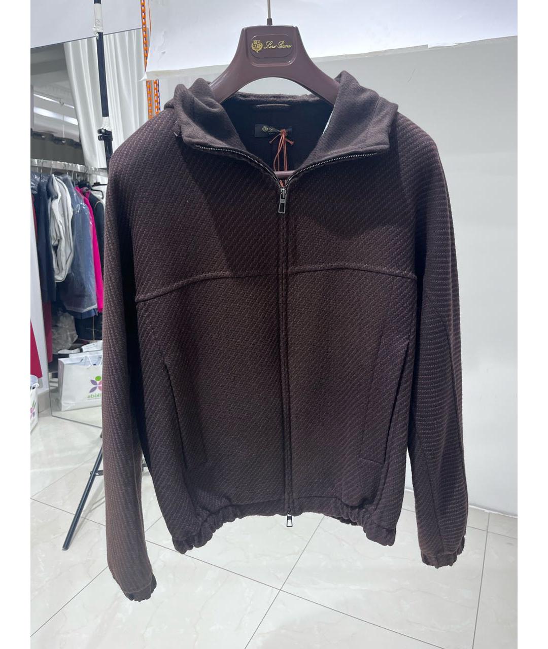 LORO PIANA Коричневая кашемировая куртка, фото 4