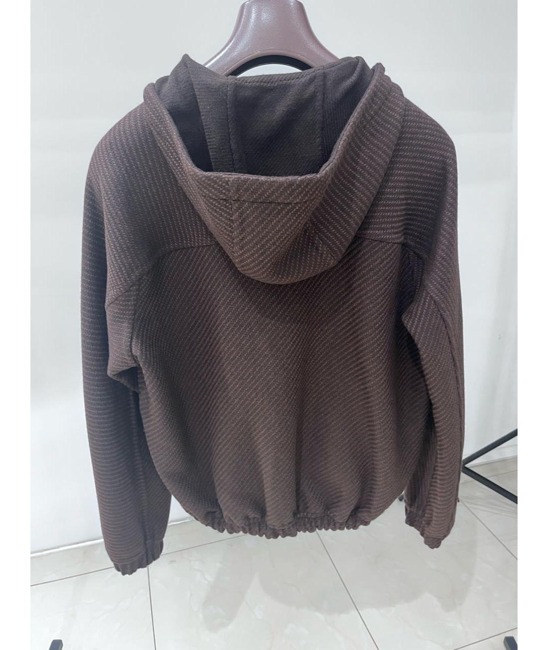 LORO PIANA Коричневая кашемировая куртка, фото 2