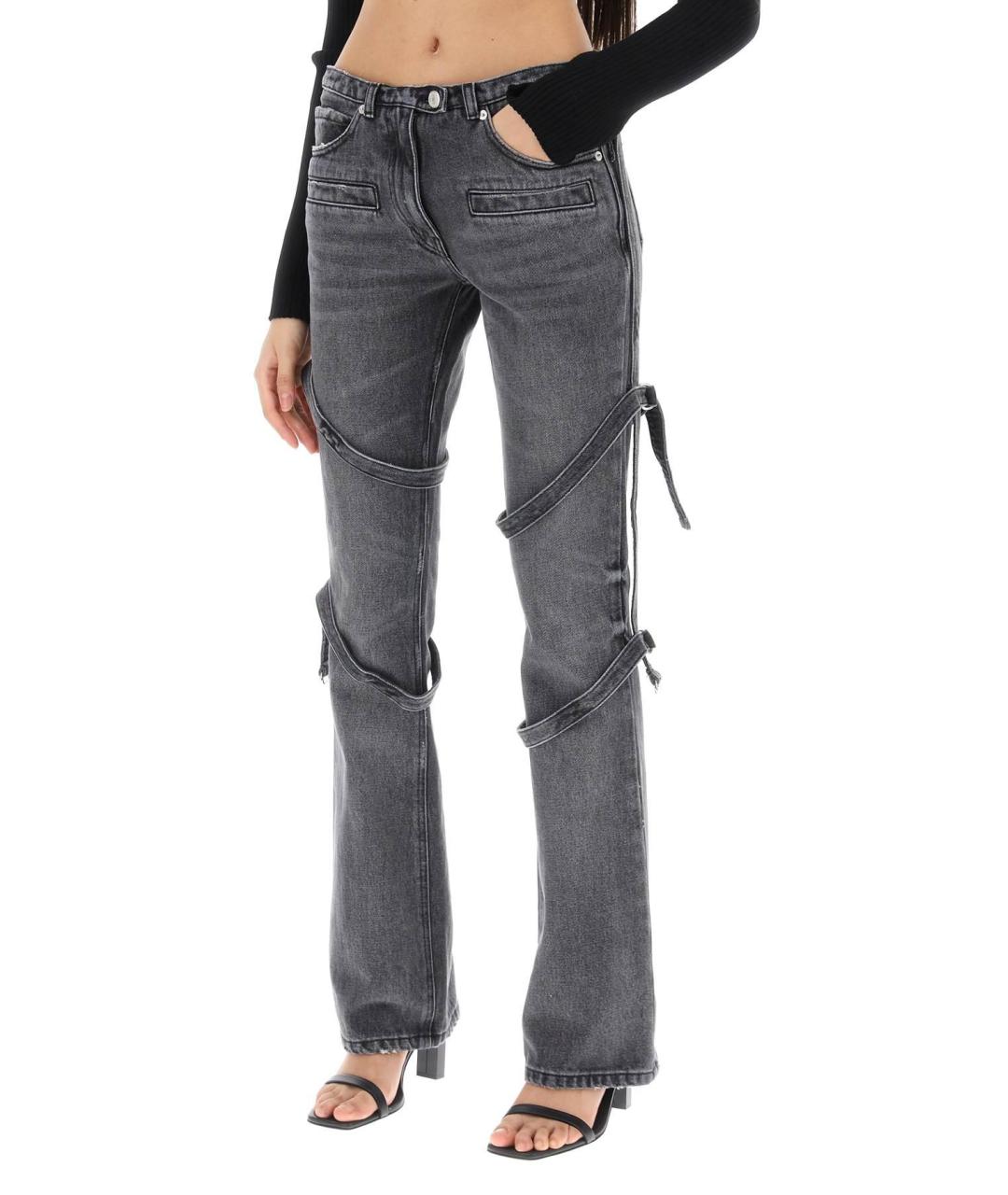 COURREGES Серые прямые джинсы, фото 6