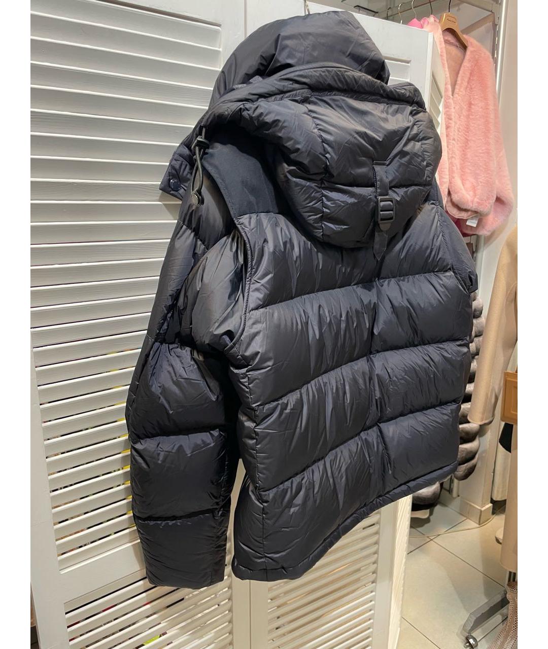 BURBERRY Темно-синяя полиамидовая куртка, фото 3