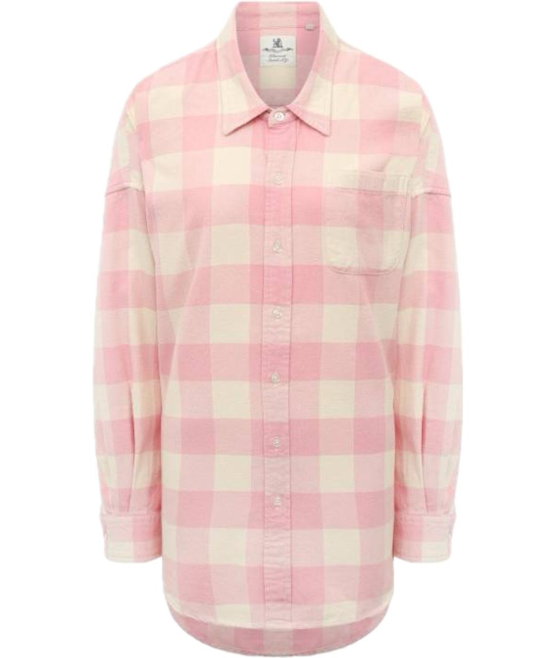 DENIM DUNGAREE Розовая хлопковая рубашка, фото 1