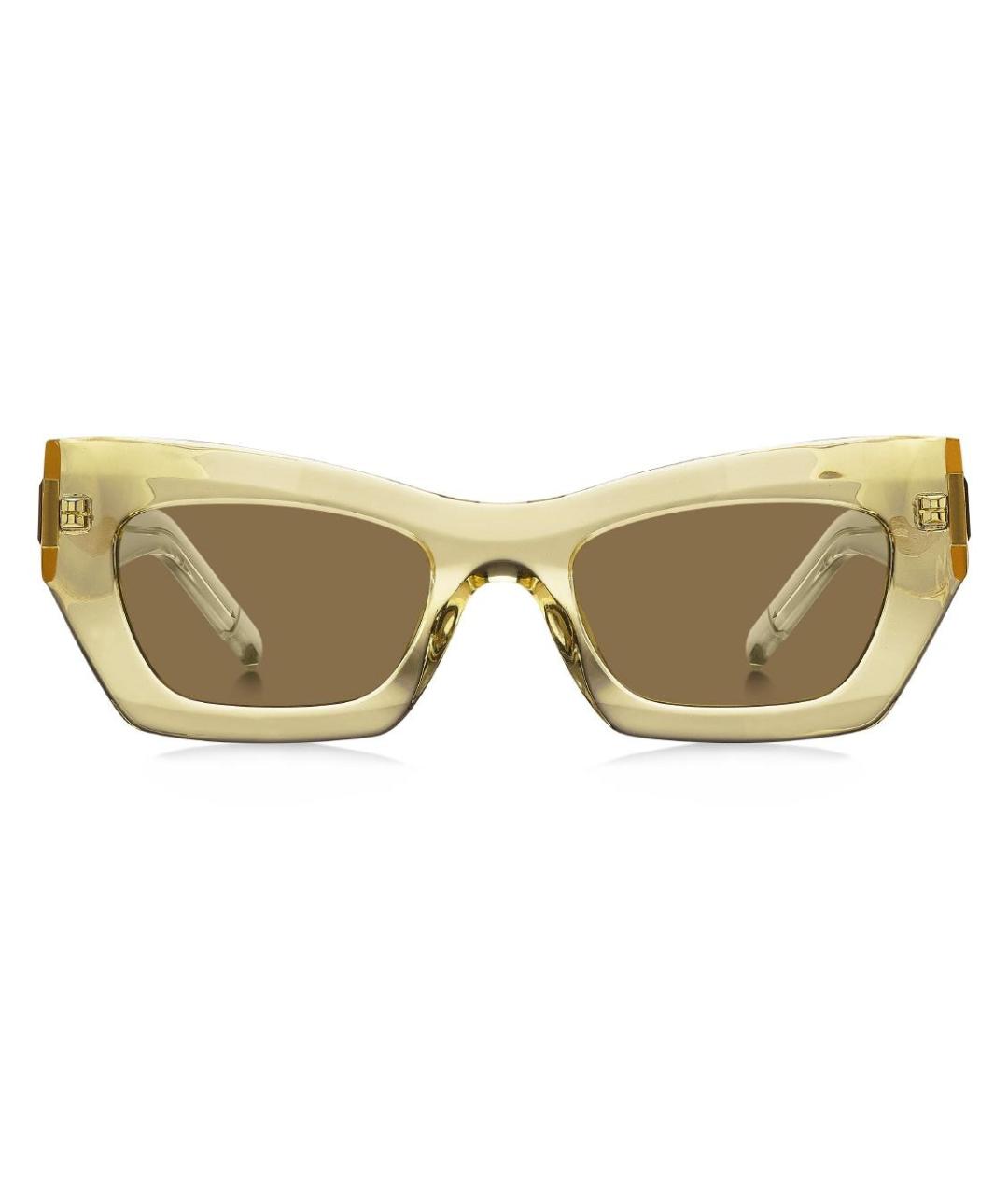HUGO BOSS Желтые солнцезащитные очки, фото 4