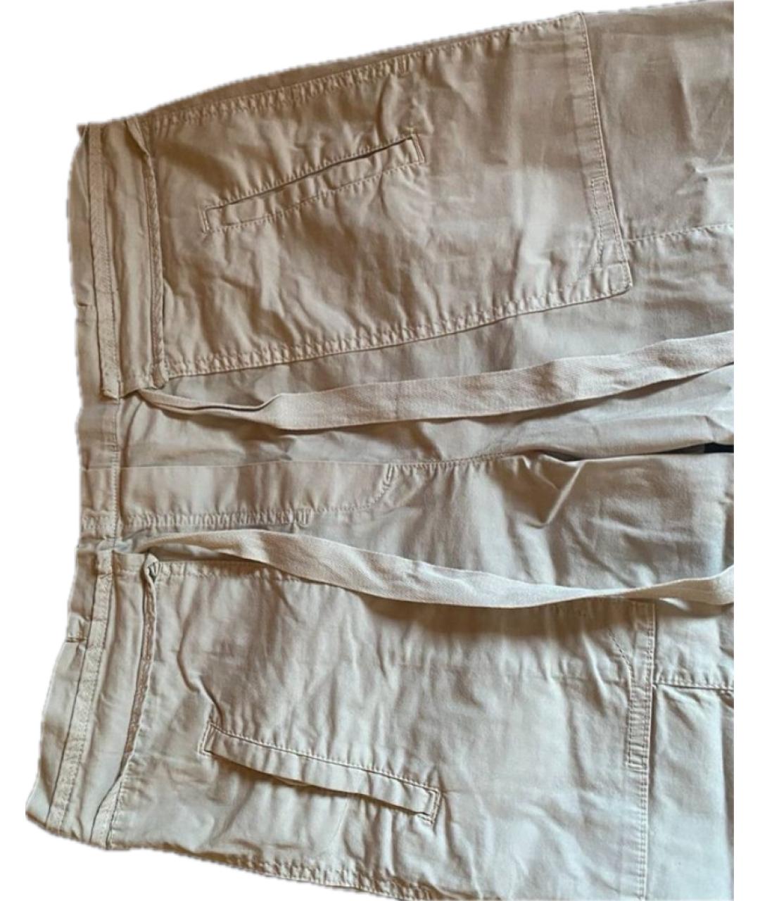DOROTHEE SCHUMACHER Бежевые хлопковые прямые брюки, фото 2