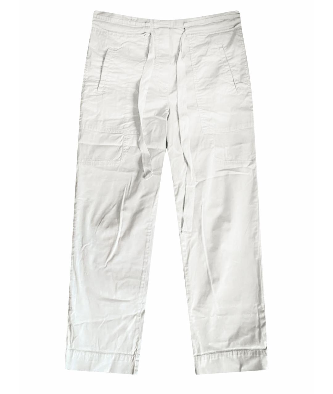 DOROTHEE SCHUMACHER Бежевые хлопковые прямые брюки, фото 1