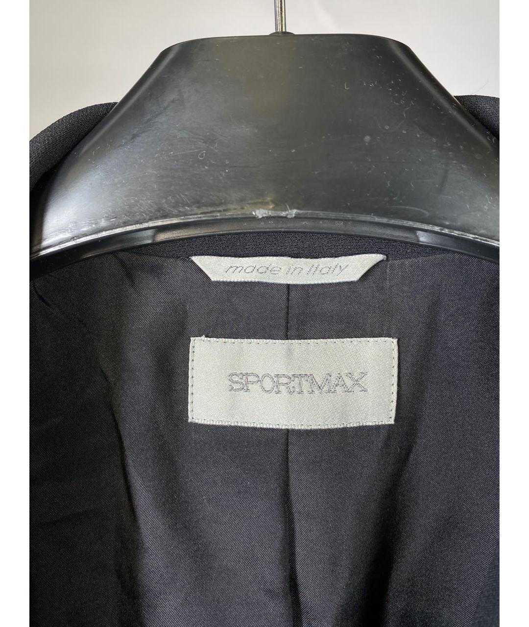 SPORTMAX Черный жакет/пиджак, фото 4