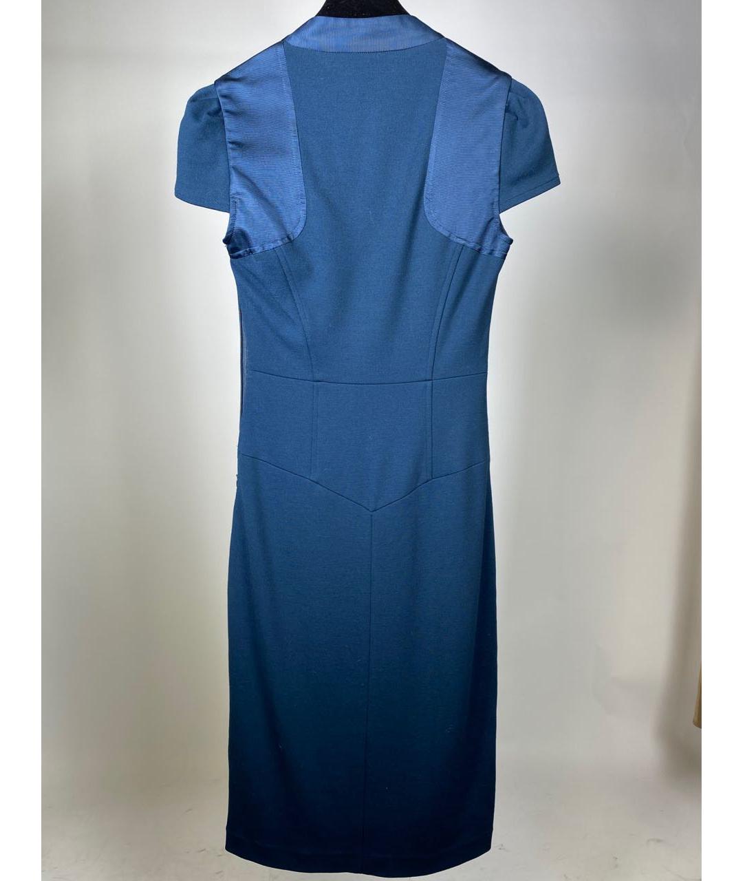 DIANE VON FURSTENBERG Синее повседневное платье, фото 2