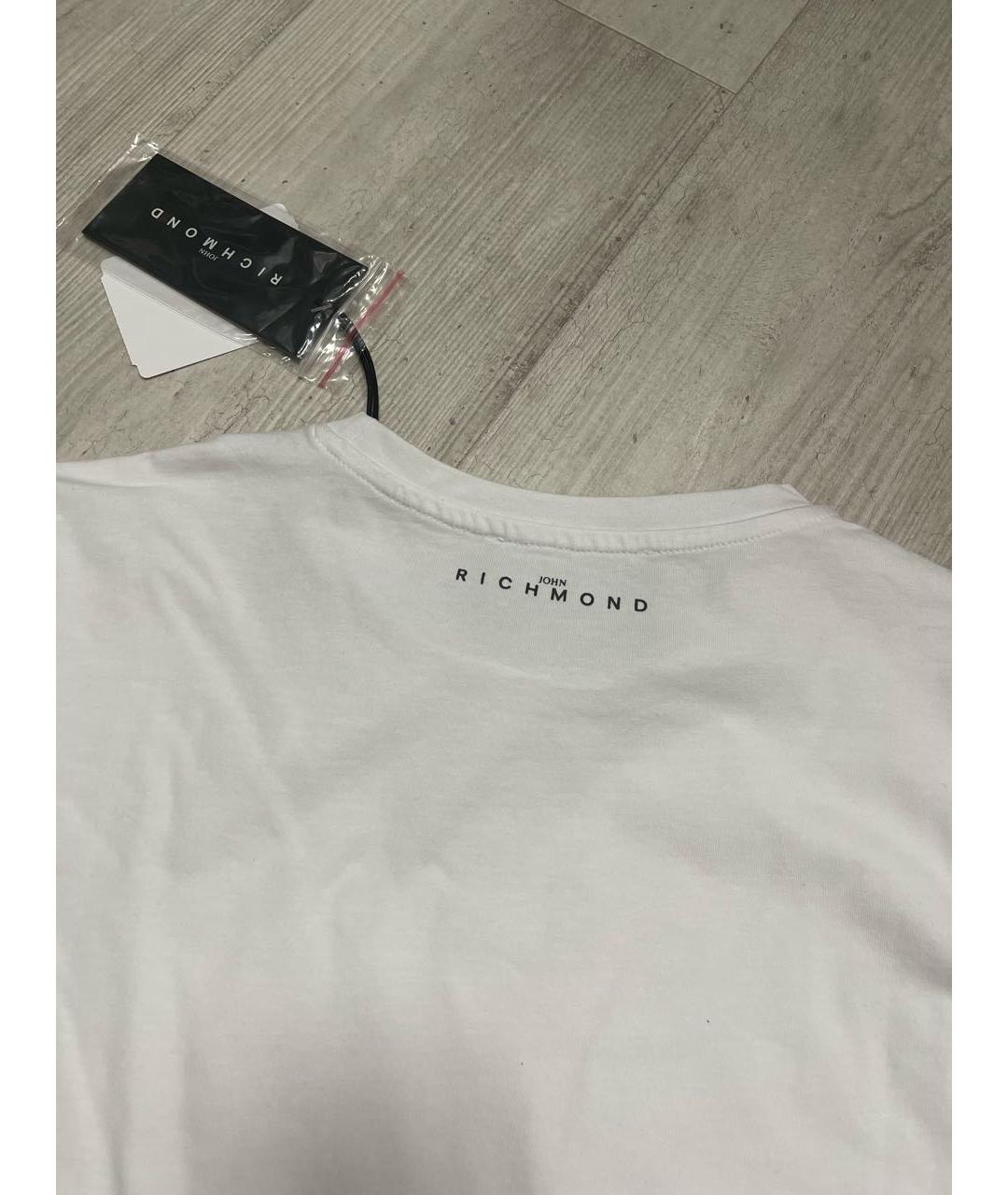 JOHN RICHMOND Белая футболка, фото 3