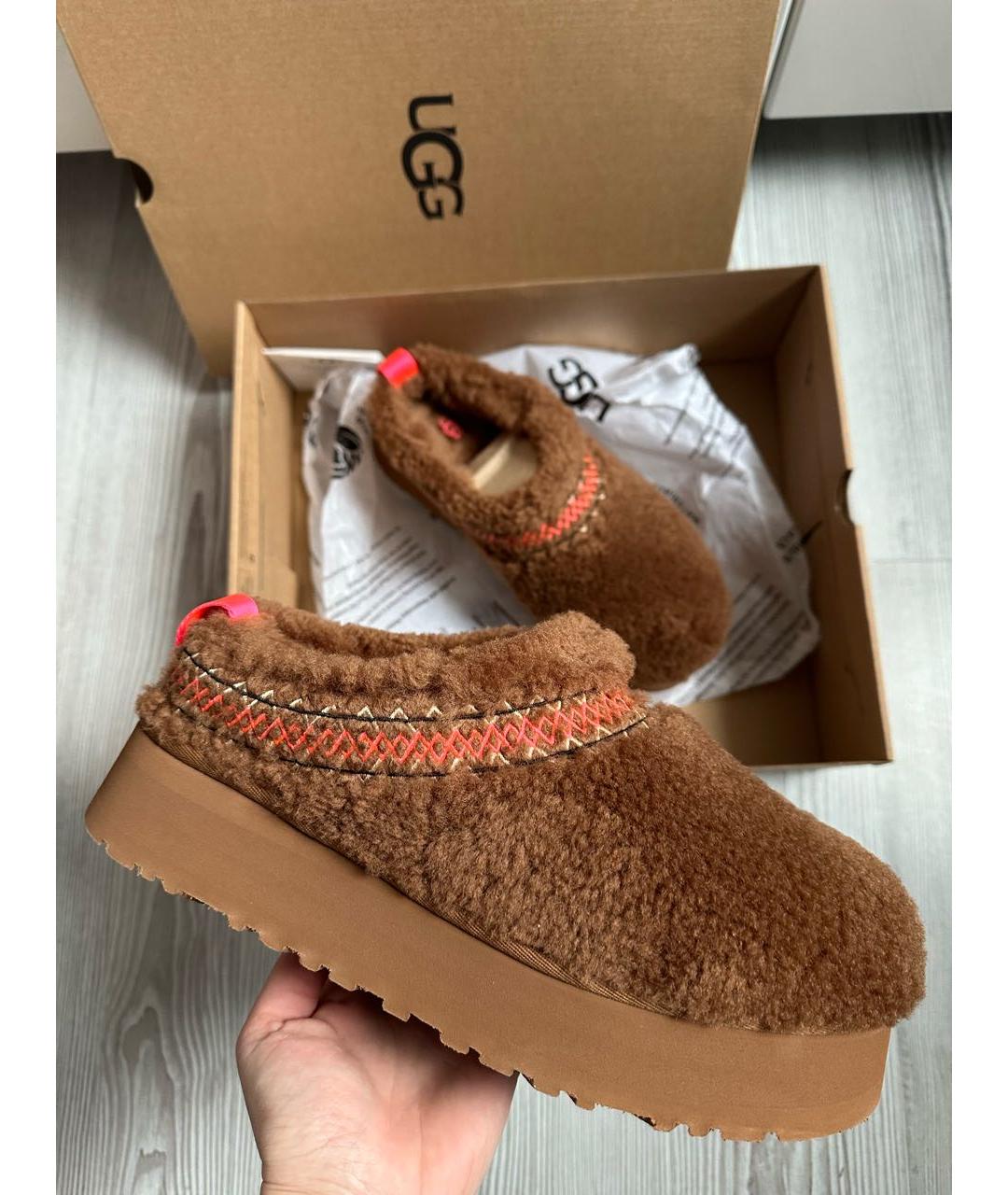 UGG AUSTRALIA Коричневые мюли, фото 2