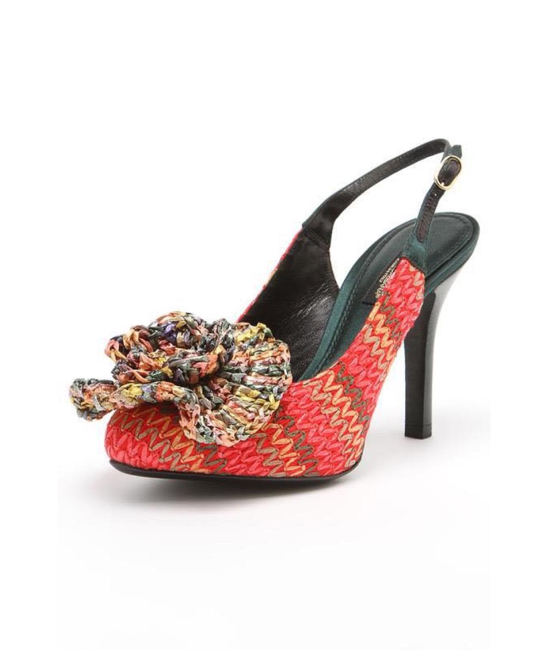 DOLCE&GABBANA Красные туфли, фото 8