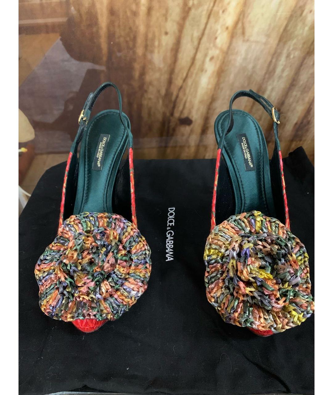 DOLCE&GABBANA Красные туфли, фото 2