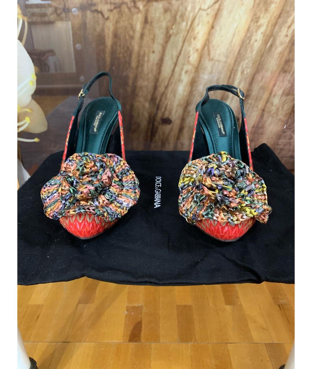 DOLCE&GABBANA Красные туфли, фото 7