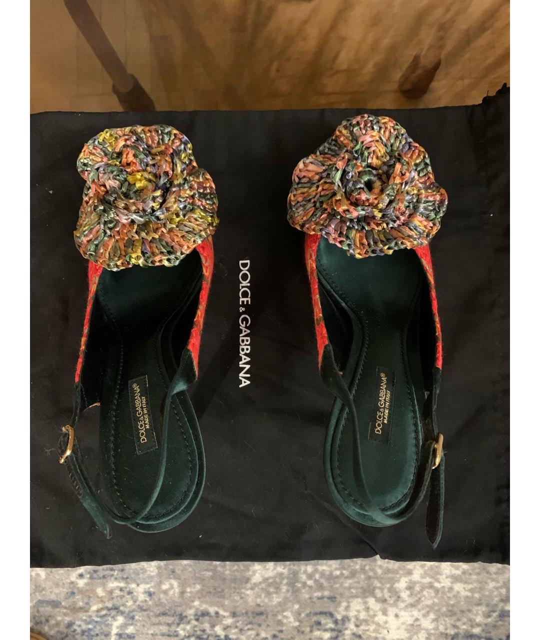 DOLCE&GABBANA Красные туфли, фото 3