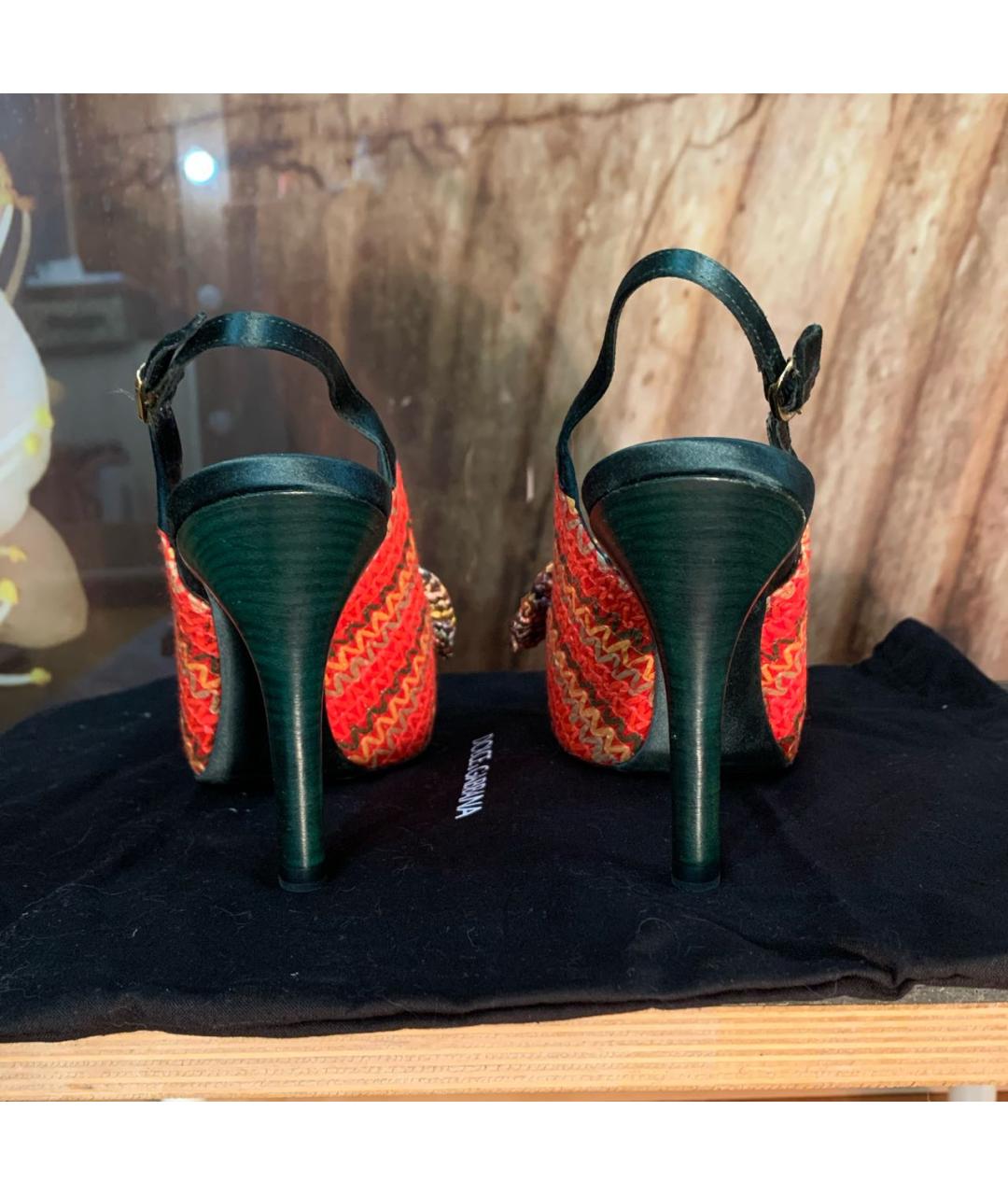 DOLCE&GABBANA Красные туфли, фото 4
