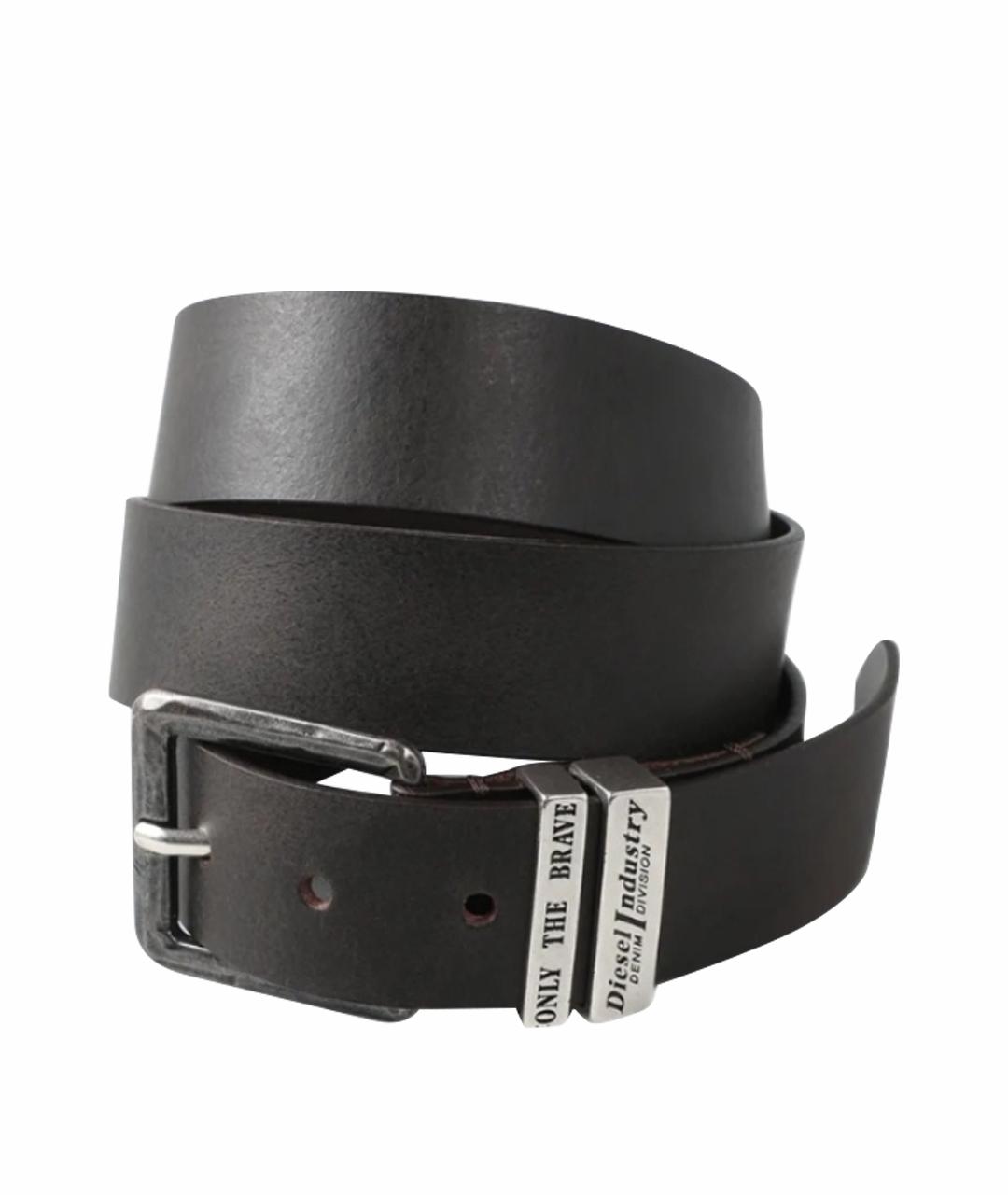 DIESEL Коричневый кожаный ремень, фото 1