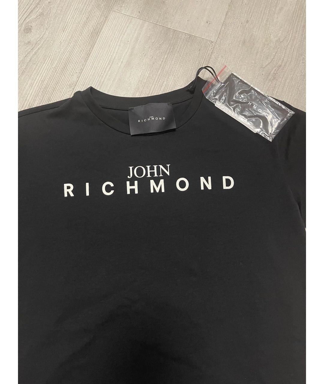 JOHN RICHMOND Черная футболка, фото 3