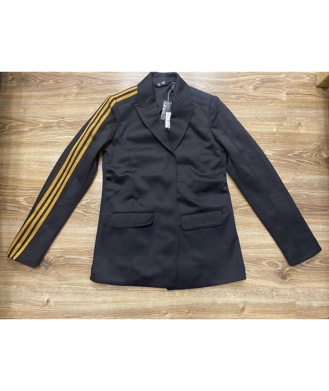 ADIDAS Черный полиэстеровый жакет/пиджак, фото 5