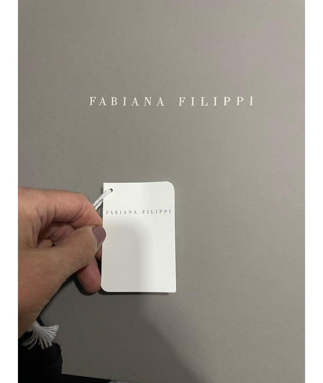 FABIANA FILIPPI Бордовая шелковая блузы, фото 8