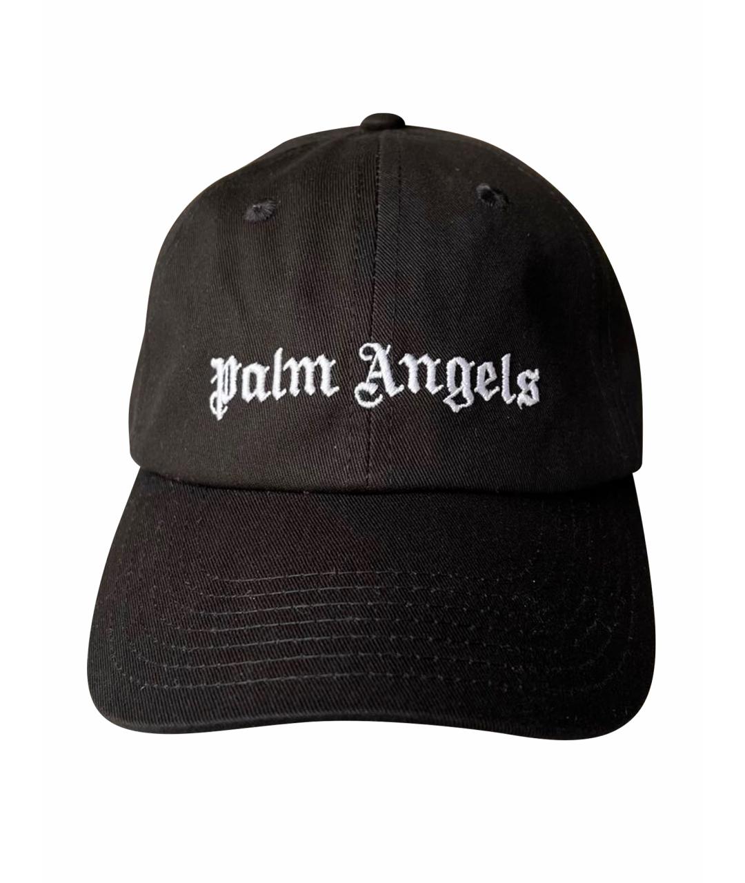 PALM ANGELS Черная хлопковая кепка, фото 1