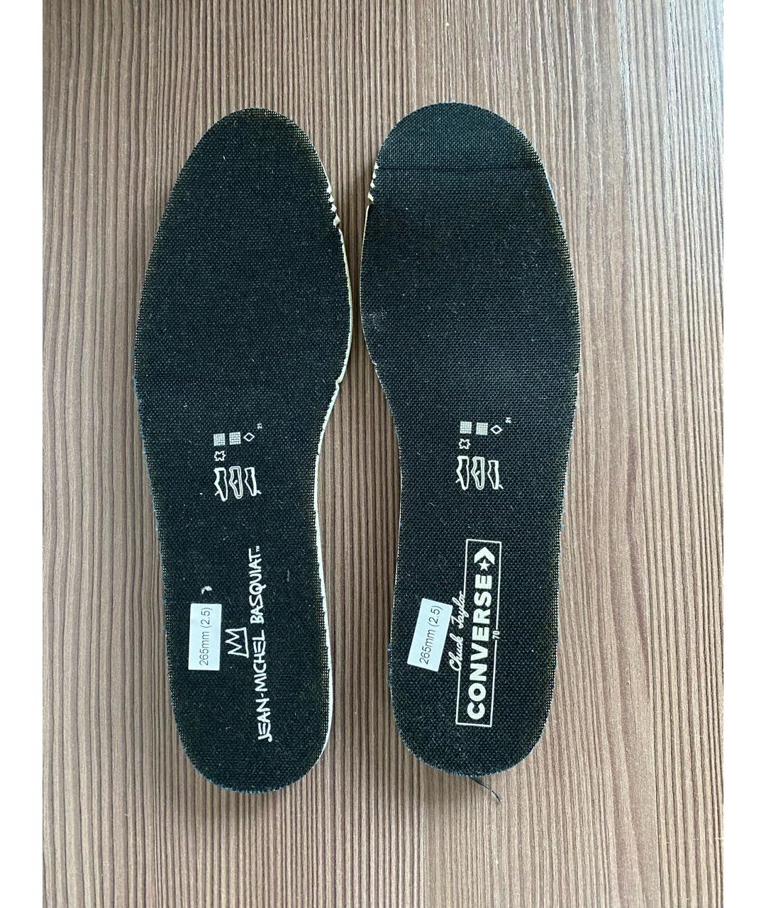 CONVERSE Черные текстильные высокие кроссовки / кеды, фото 6