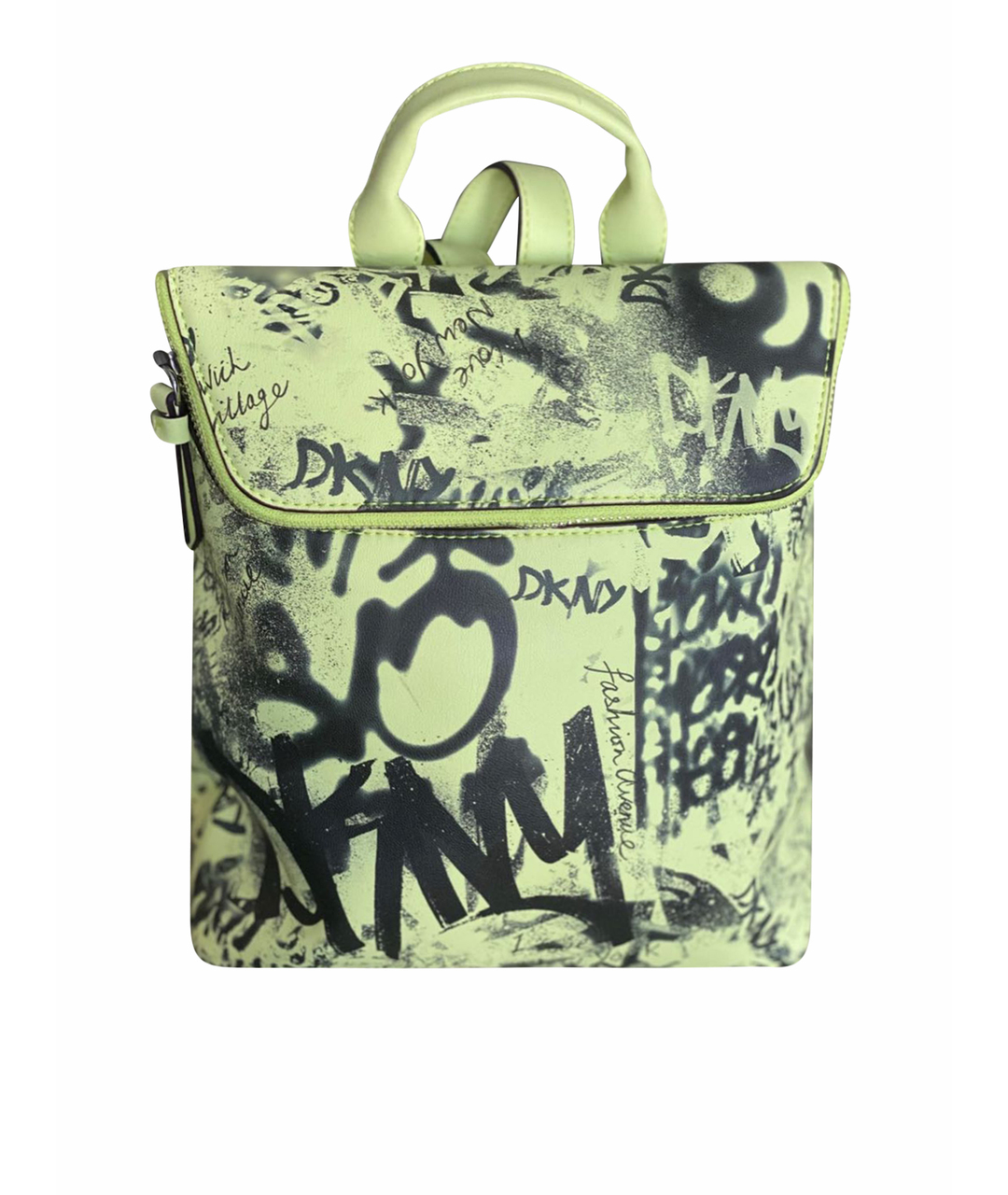 DKNY Зеленый рюкзак из искусственной кожи, фото 1