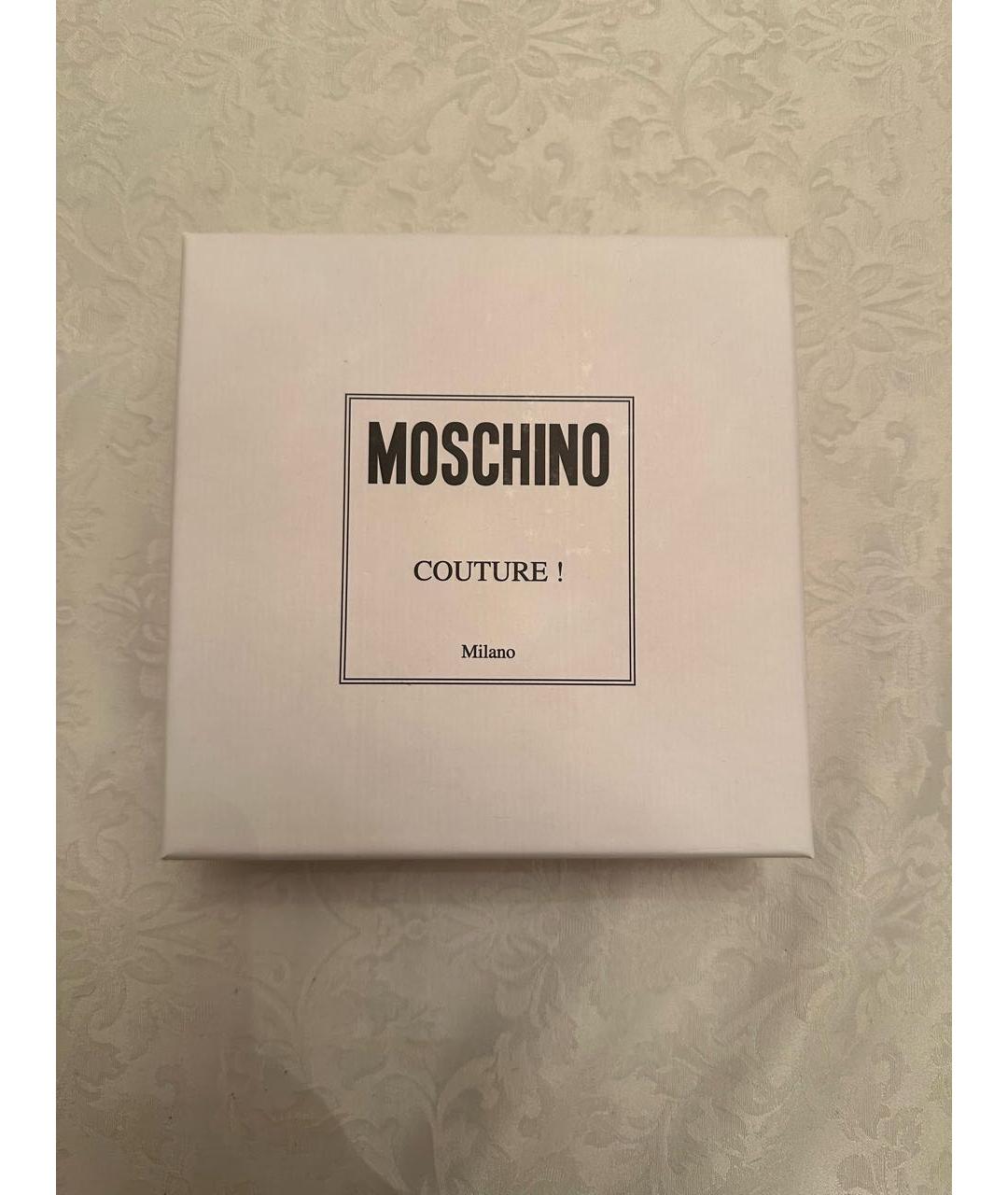 MOSCHINO Черный кожаный ремень, фото 2