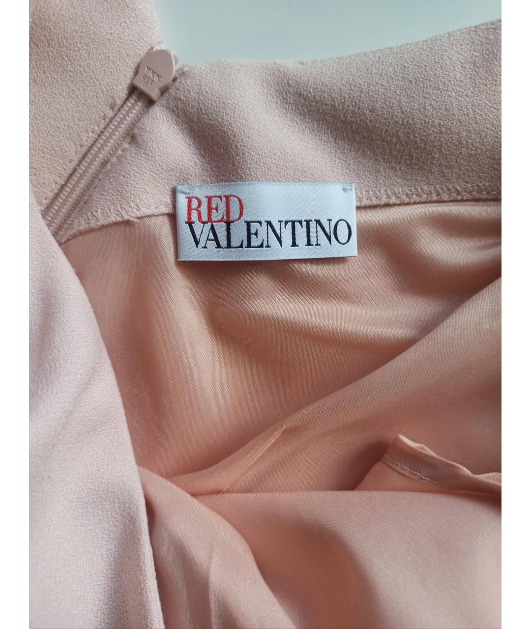 RED VALENTINO Розовое вечернее платье, фото 3