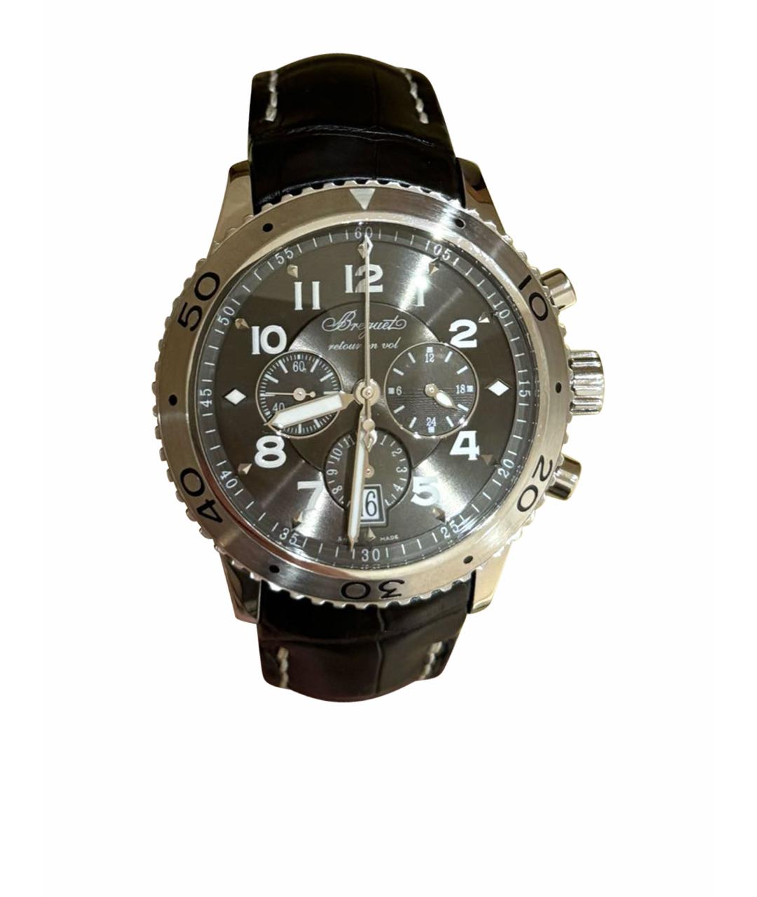 Breguet Серебряные стальные часы, фото 1