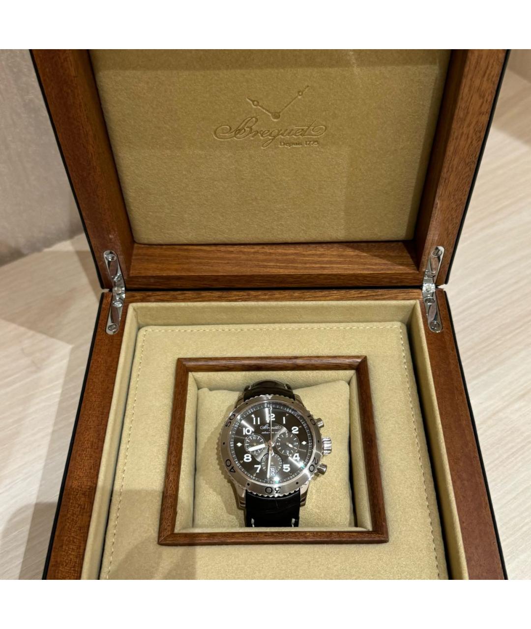 Breguet Серебряные стальные часы, фото 2