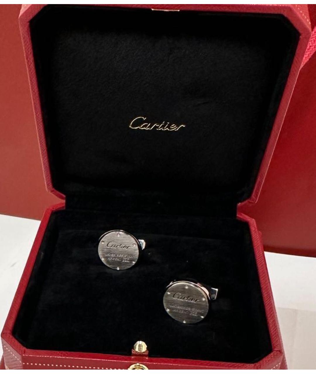 CARTIER Серебряные серебряные запонки, фото 2