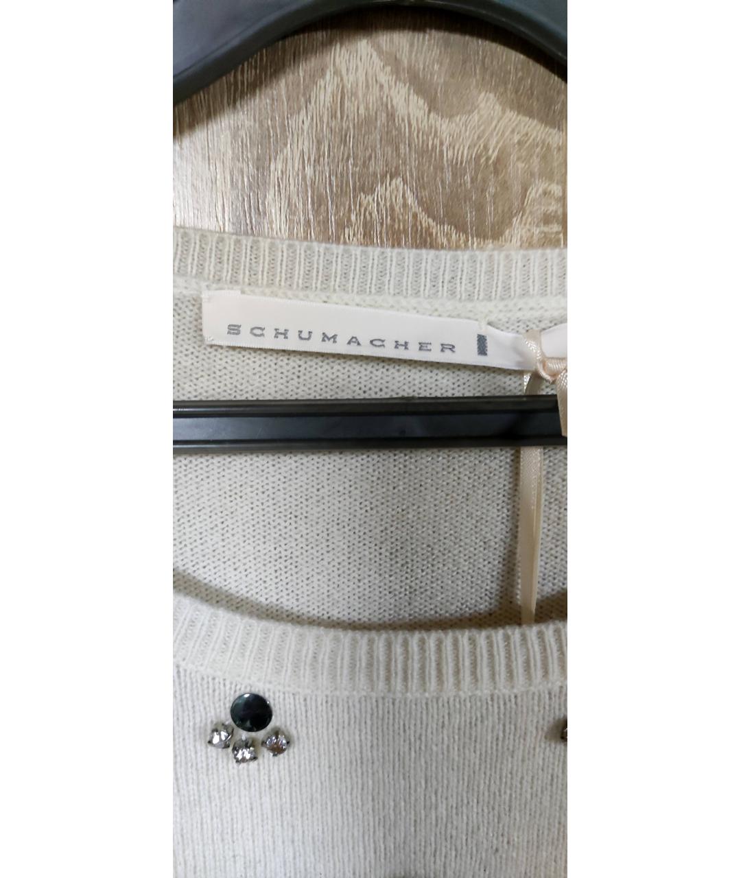 DOROTHEE SCHUMACHER Белый кашемировый джемпер / свитер, фото 3