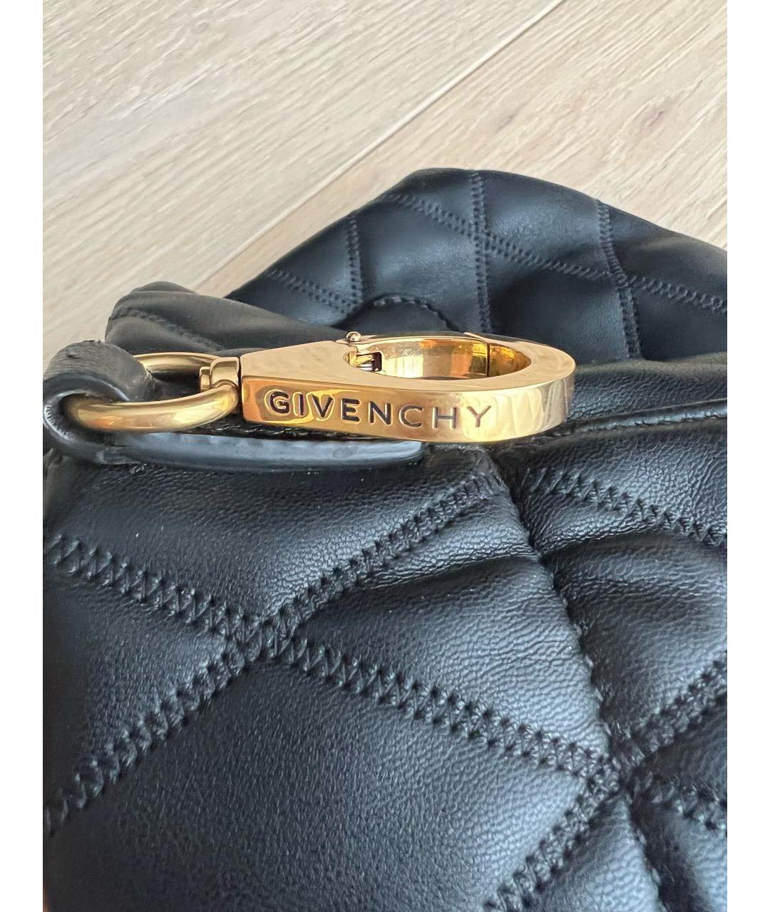 GIVENCHY Черный кожаный рюкзак, фото 6
