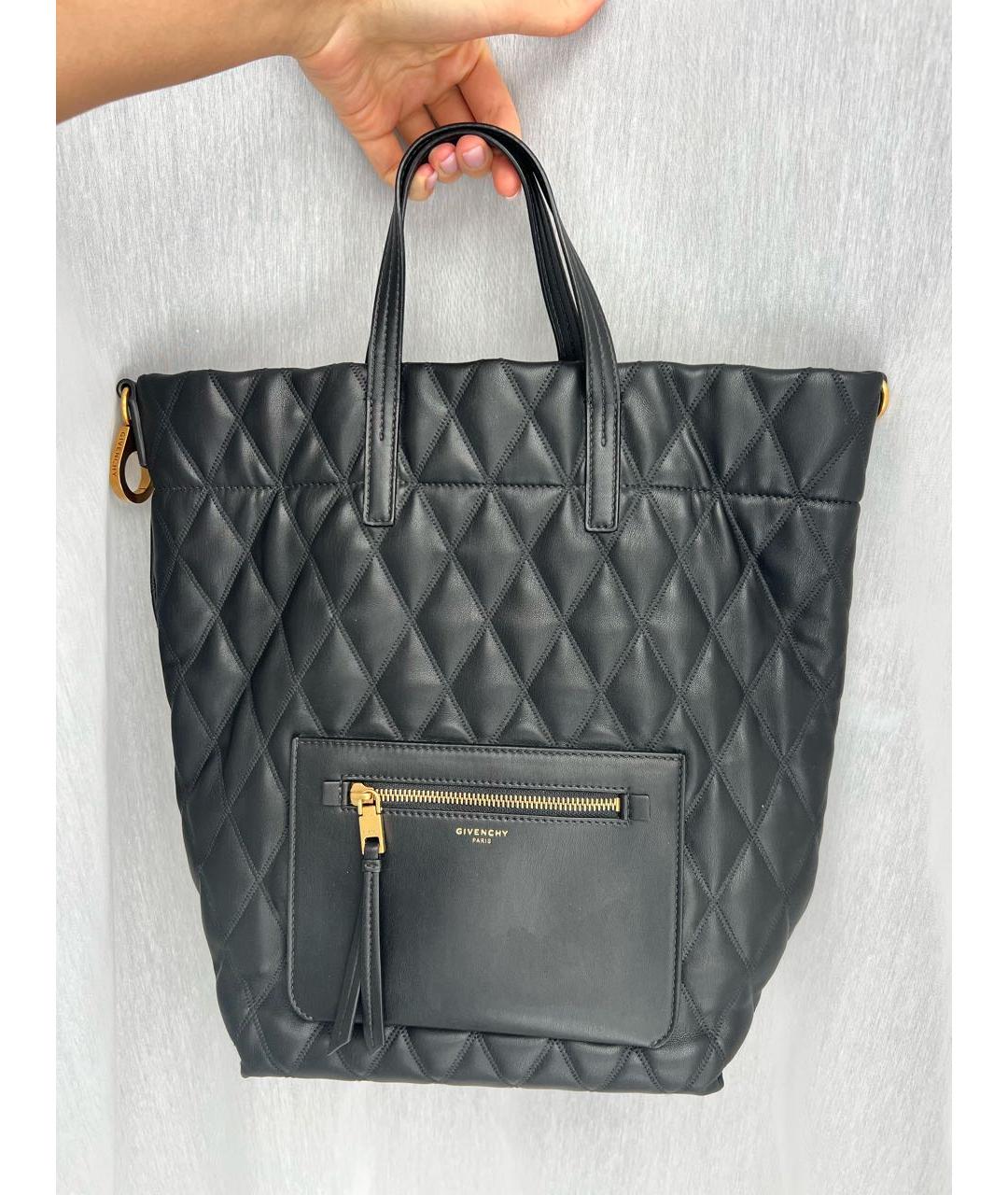 GIVENCHY Черный кожаный рюкзак, фото 9