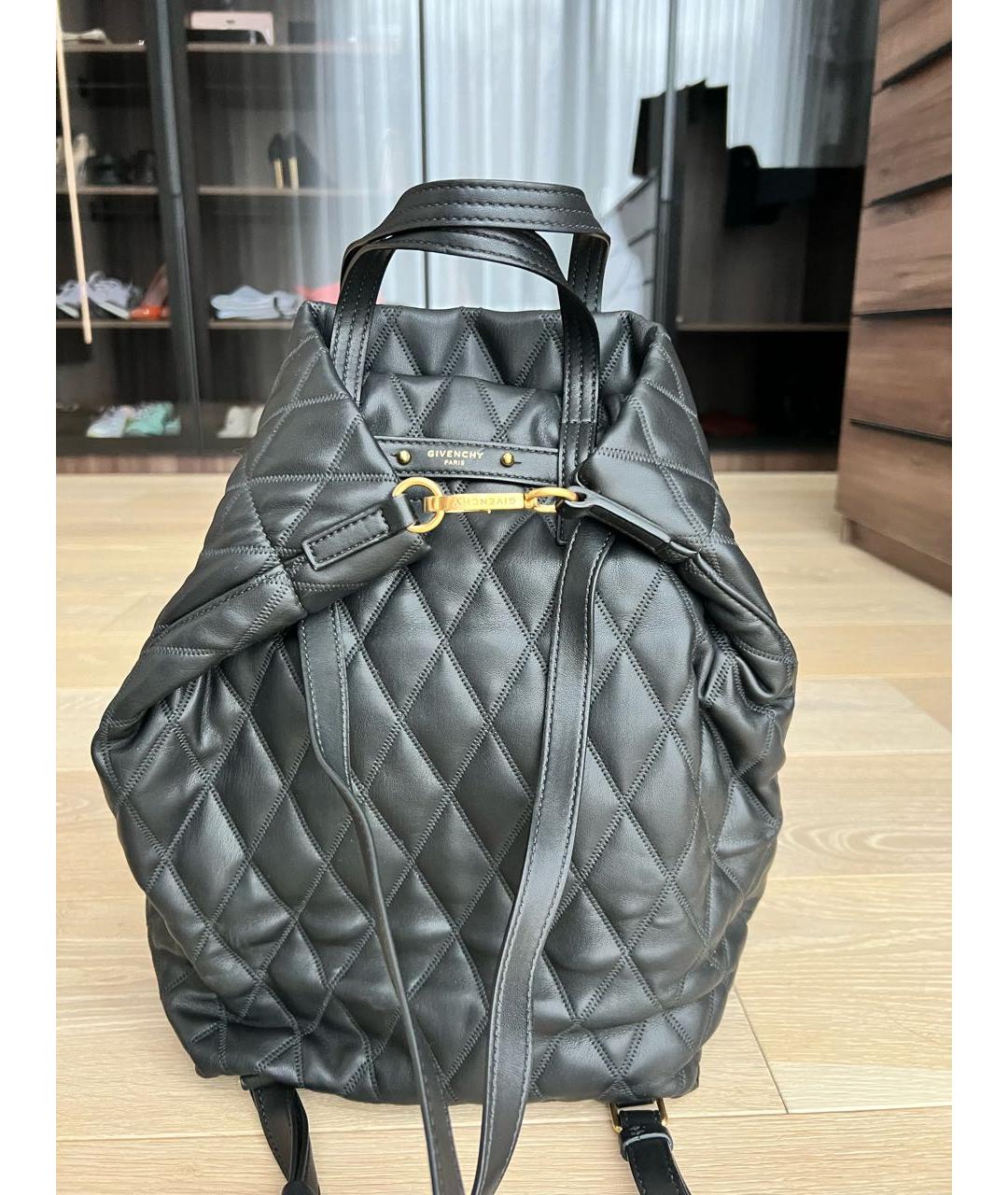 GIVENCHY Черный кожаный рюкзак, фото 2