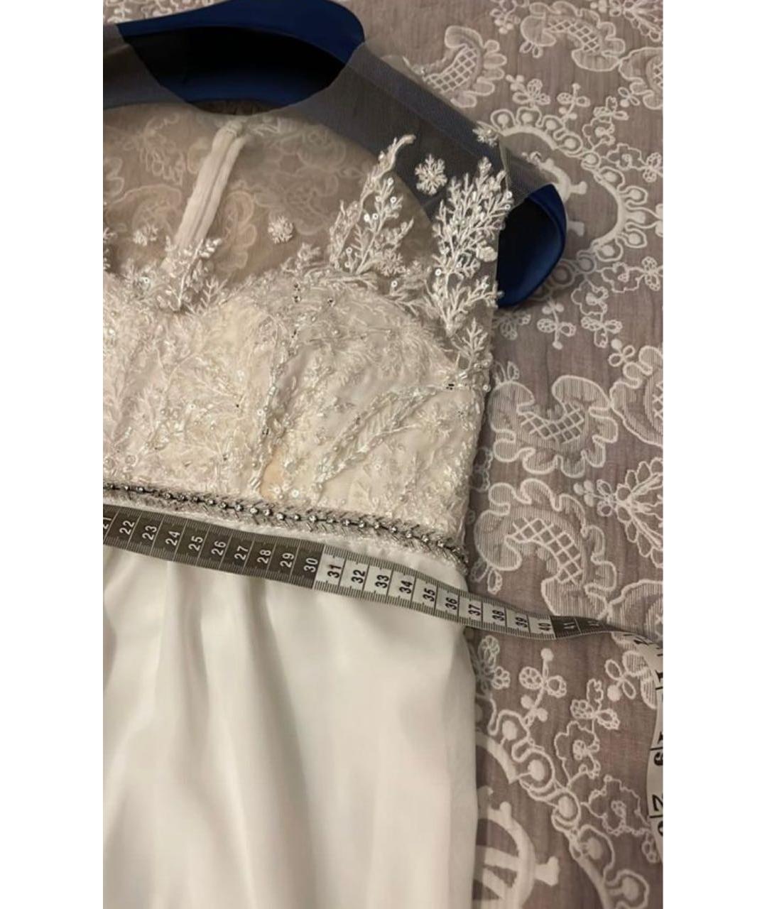 CHRISTIAN DIOR PRE-OWNED Белое шелковое коктейльное платье, фото 5