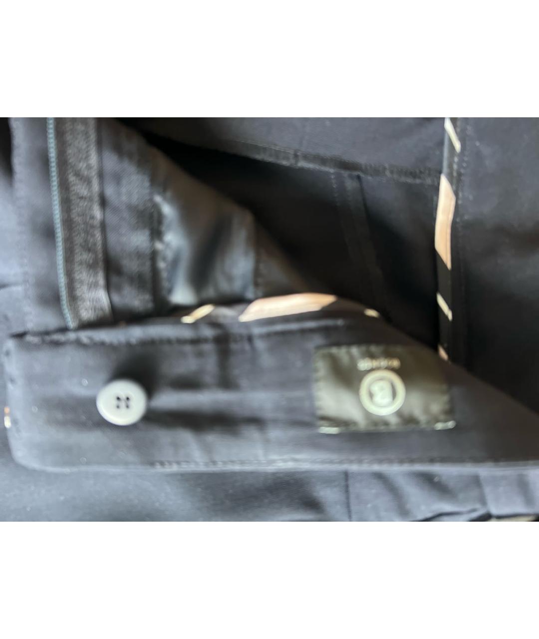 BOGNER Темно-синие шерстяные прямые брюки, фото 6